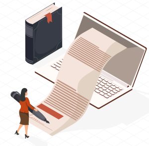 laptop and legal document icons